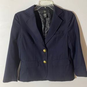 Aqua Navy Nautical Blazer